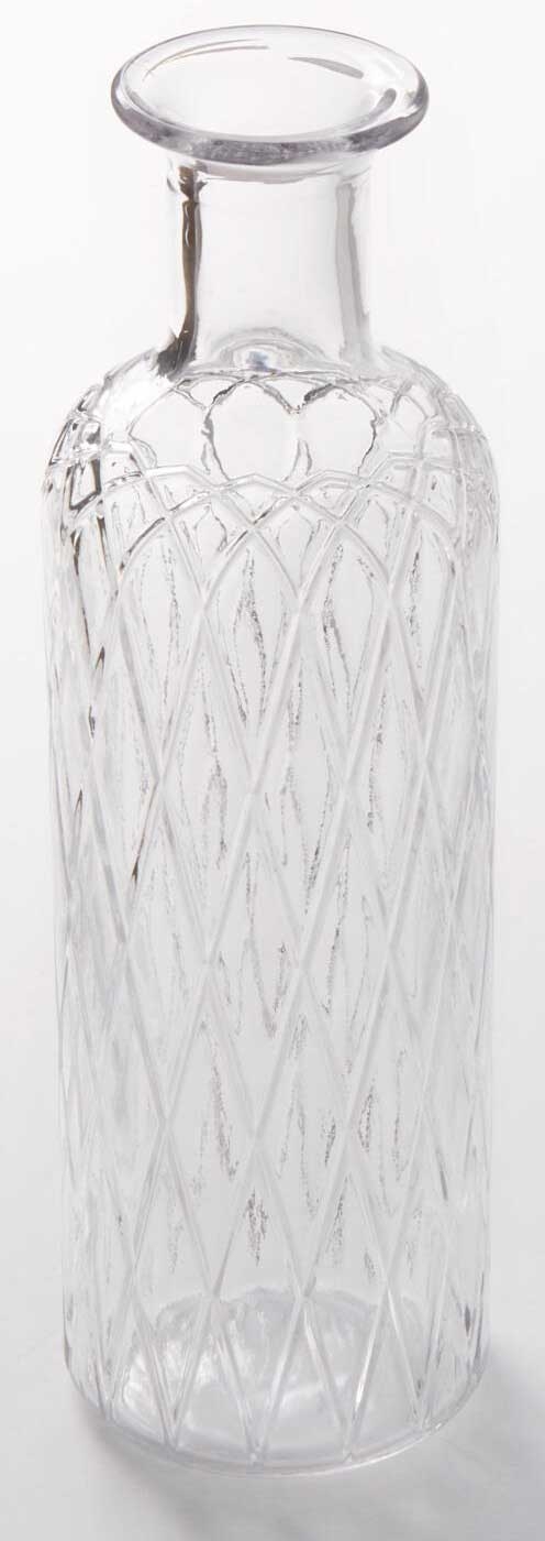 American Metalcraft Diamond Glass Water Bottle, 29 Ounce