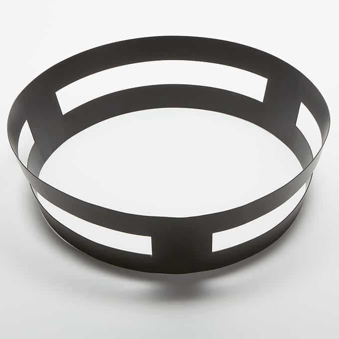 American Metalcraft Round Black Twilight Griddle Stand, 17 inch Dia X 4-1/2 inch Height