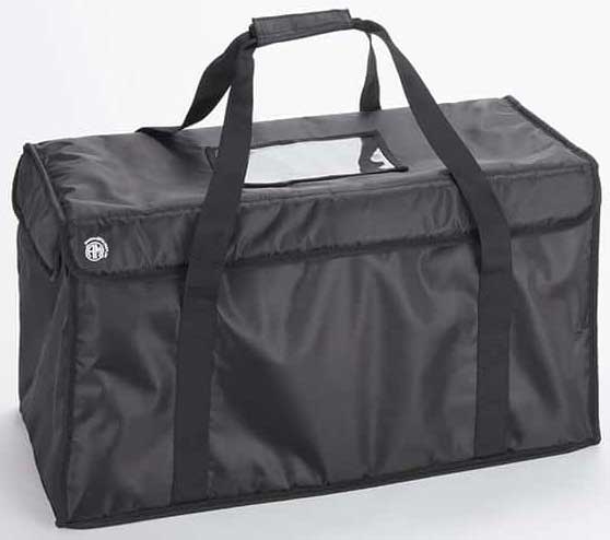 American Metalcraft Black Deluxe Delivery Bag, 24-3/4 inch Length x 12-1/2 inch Width x 12 inch Height