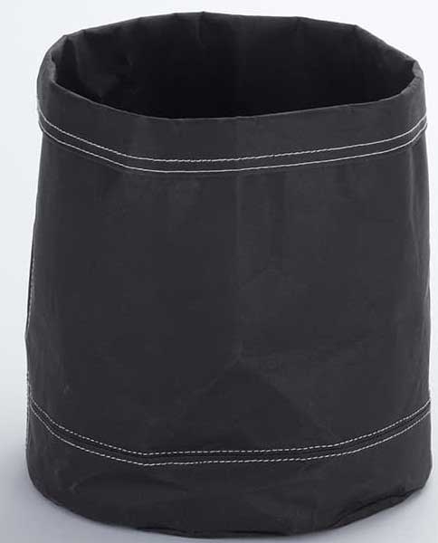 American Metalcraft Black Kraft Paper Bag, 9 inch Dia