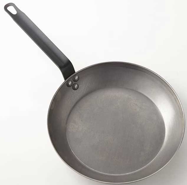 American Metalcraft Carbon Steel Fry Pan, 12 inch Dia