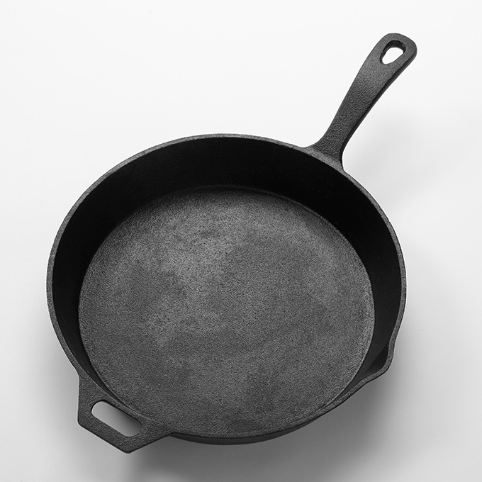 American Metalcraft Cast Iron Fry Pan, 12 inch