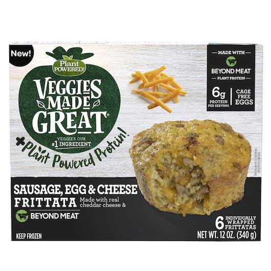 Veggie Made Great Sausage Egg and Cheese Frittata, 12 Ounce -- 8 per case