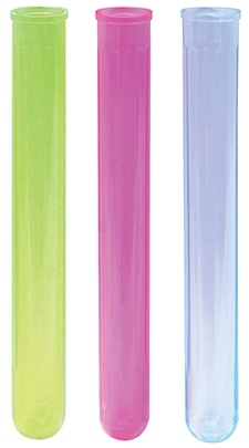 Bar Maid Crystal Assorted Color Shooter Tube, 6 inch -- 100 per case