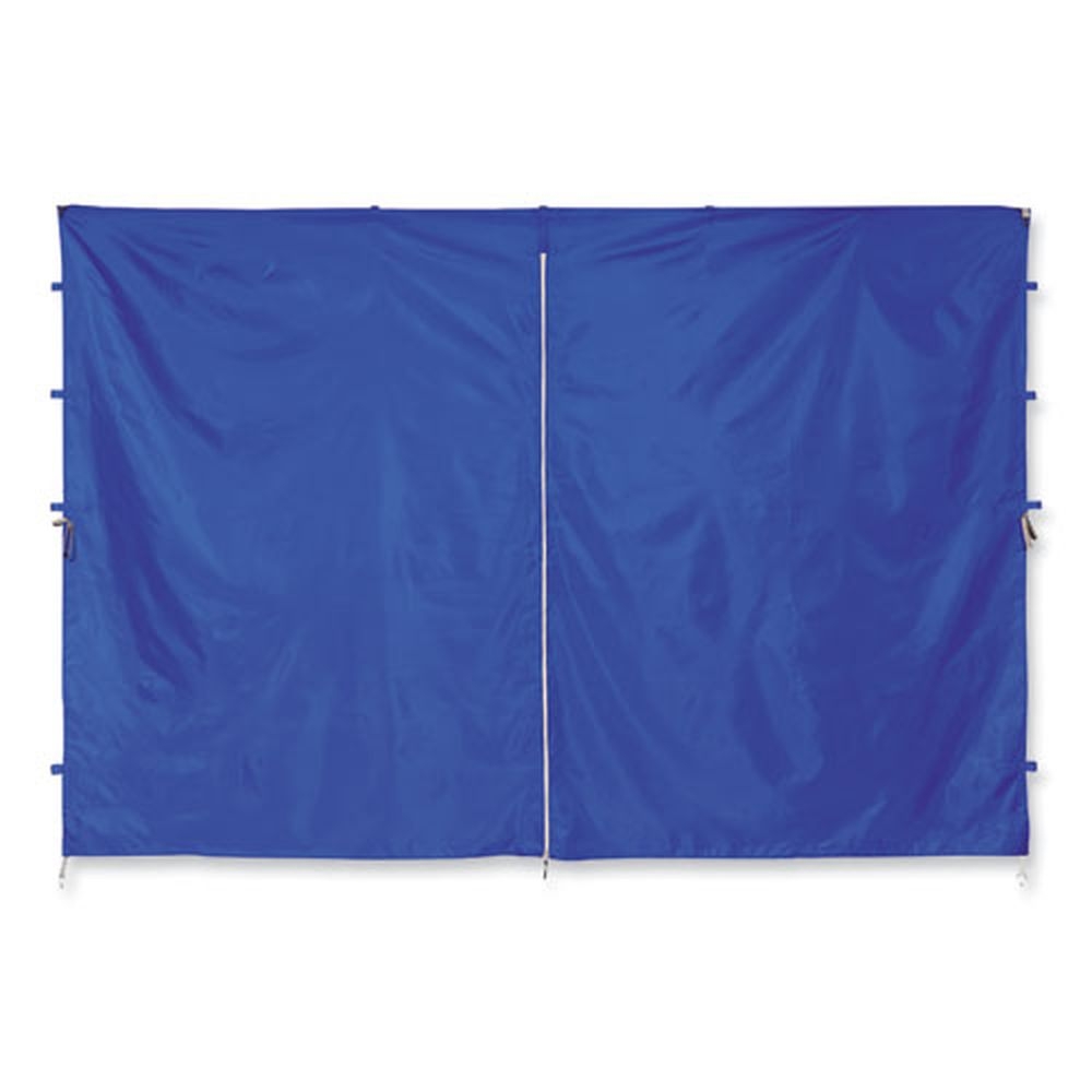 ergodyne Shax 6096 Polyester Single Skin Blue Pop Up Tent Sidewall with Zipper, 10 x 10 Feet