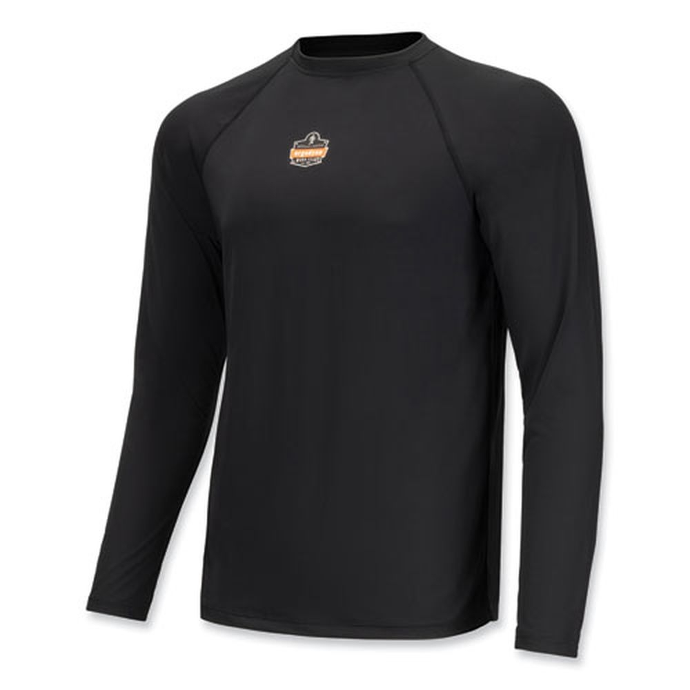 ergodyne N-Ferno 6436 Medium Black Long Sleeve Lightweight Base Layer Shirt