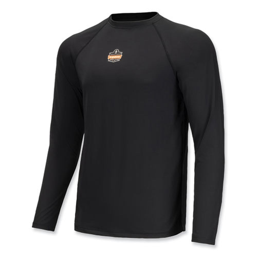 ergodyne N-Ferno 6436 X-Large Black Long Sleeve Lightweight Base Layer Shirt