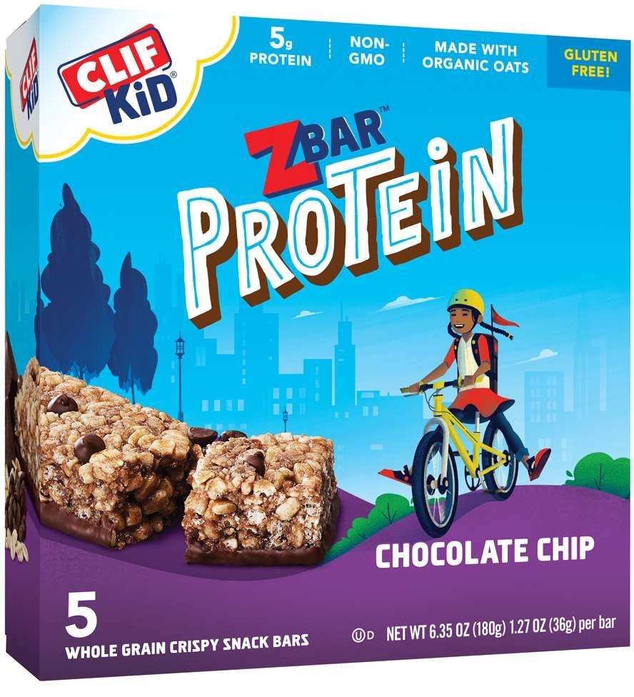 Clif ZBar Chocolate Chip Protein Bar -- 30 per case