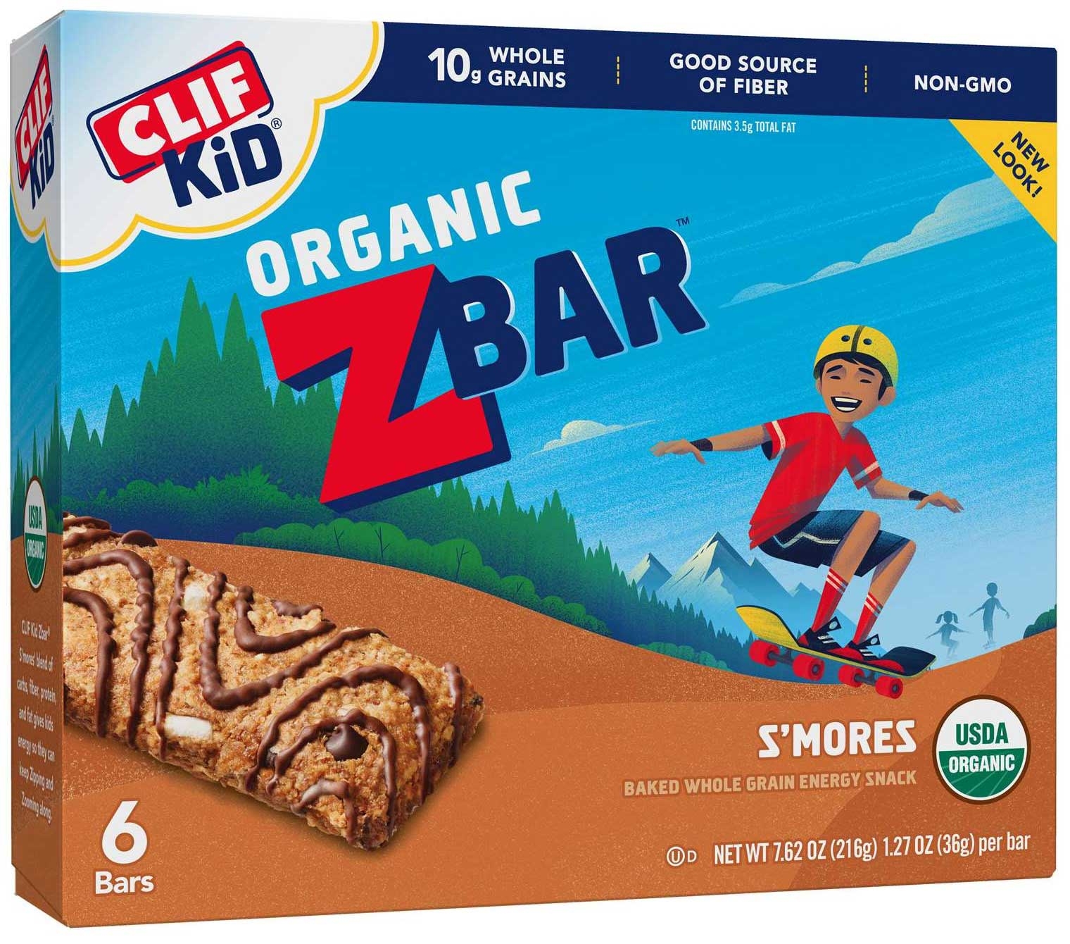 Clif Zbar Smores Energy Bar, 7.62 Ounce -- 9 per case