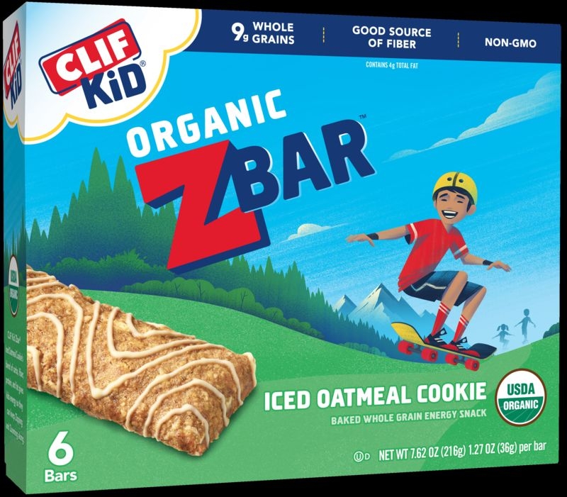 Clif Zbar Iced Oatmeal Cookie Energy Bar, 7.62 Ounce -- 9 per case