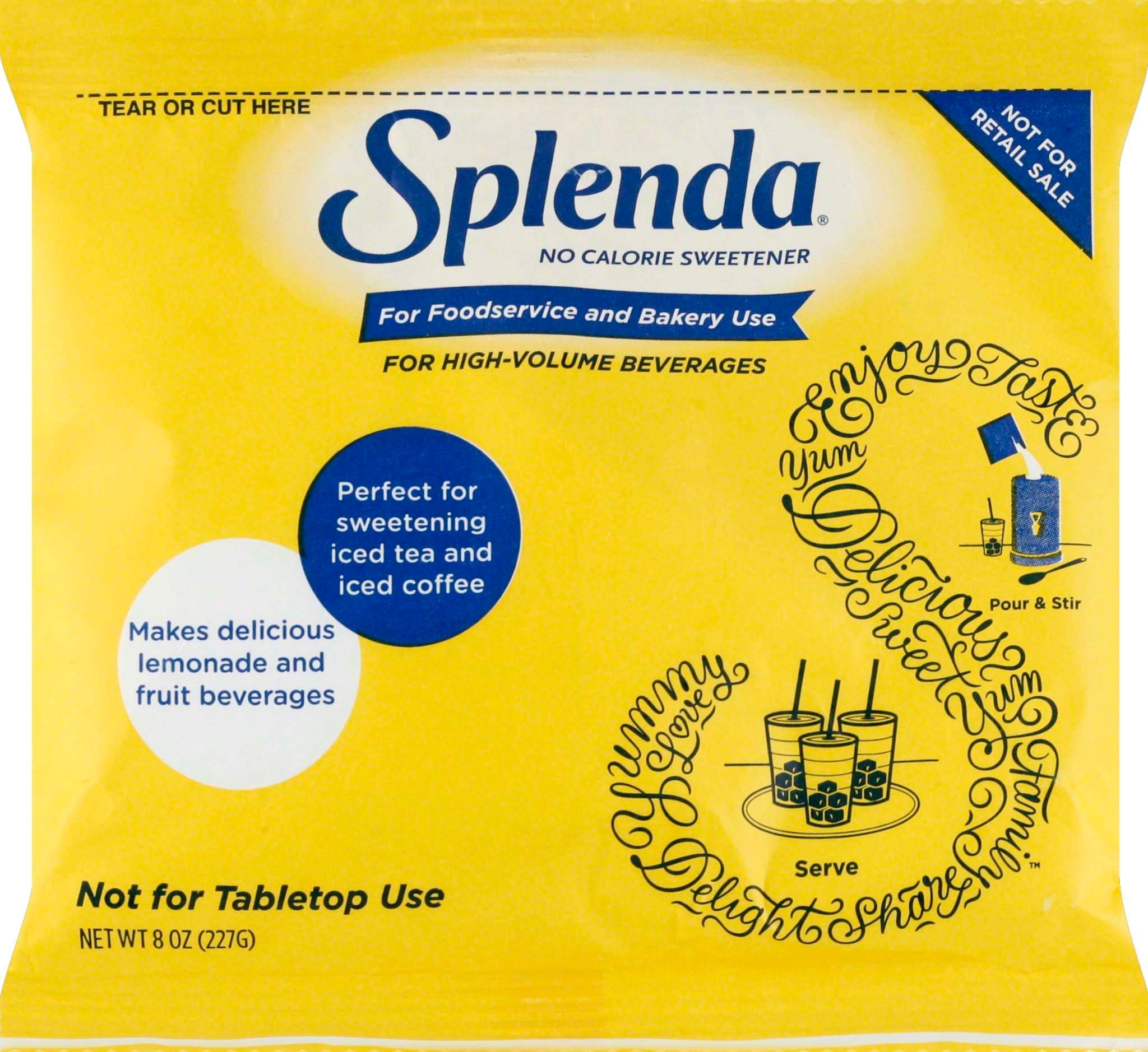 Splenda No Calorie Sweetener, 8 Ounce -- 12 per case