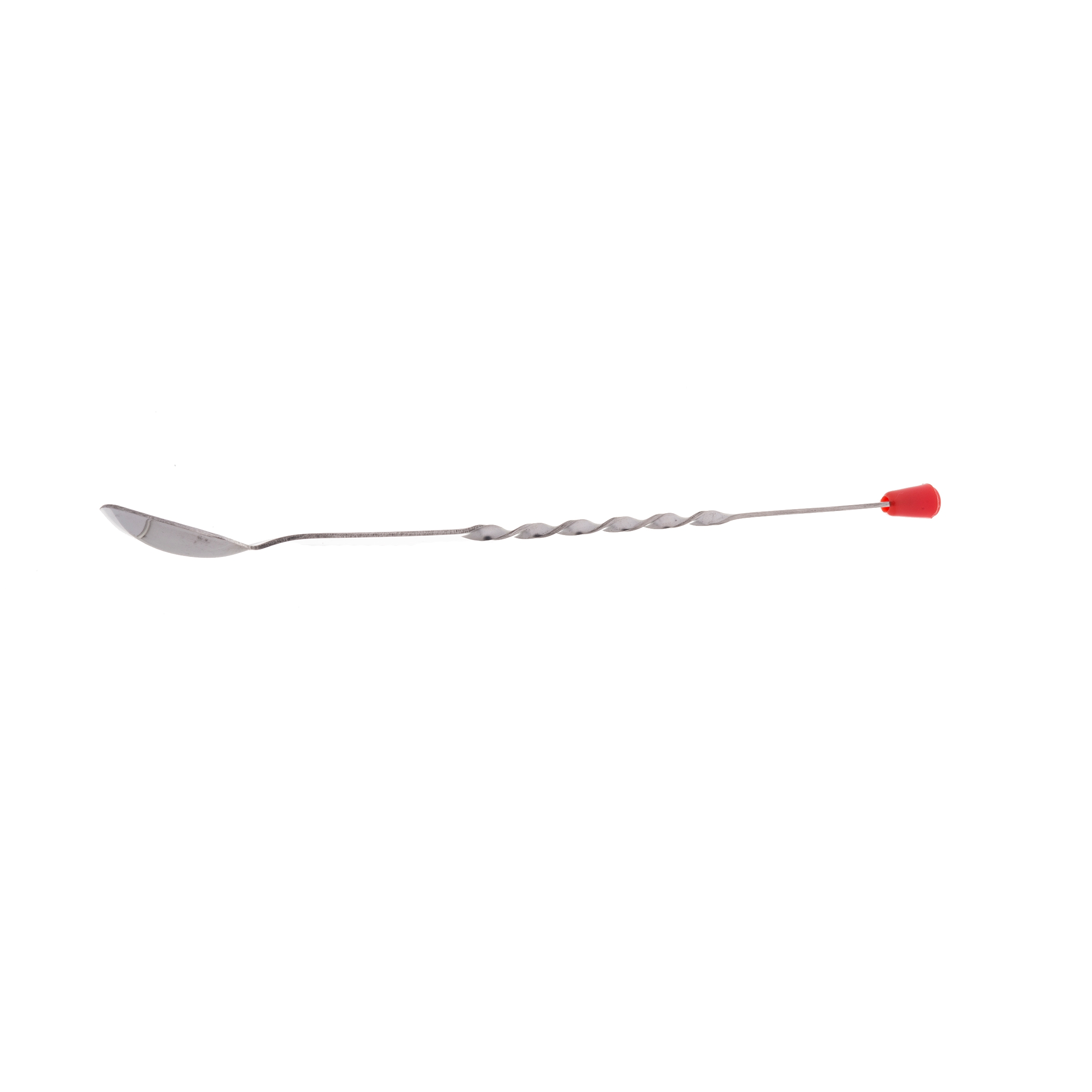 11 inch Red Knob Stainless Steel Bar Spoon