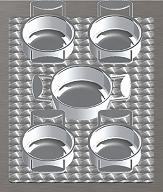 Tablecraft Stainless Steel Template