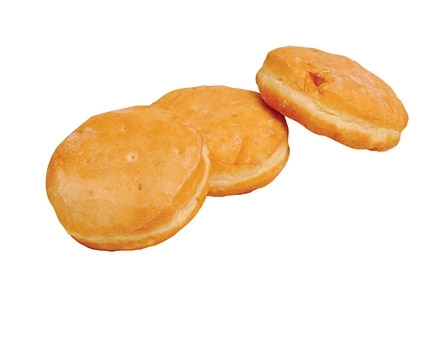 Rich Rolling Pin Donuts Shell Bavarian Creme Yeast Donut, 2.75 Ounce -- 54 per case.
