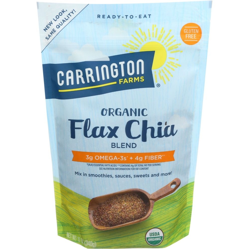 Carrington Farms Organic Flax Chia Blend, 12 Ounce