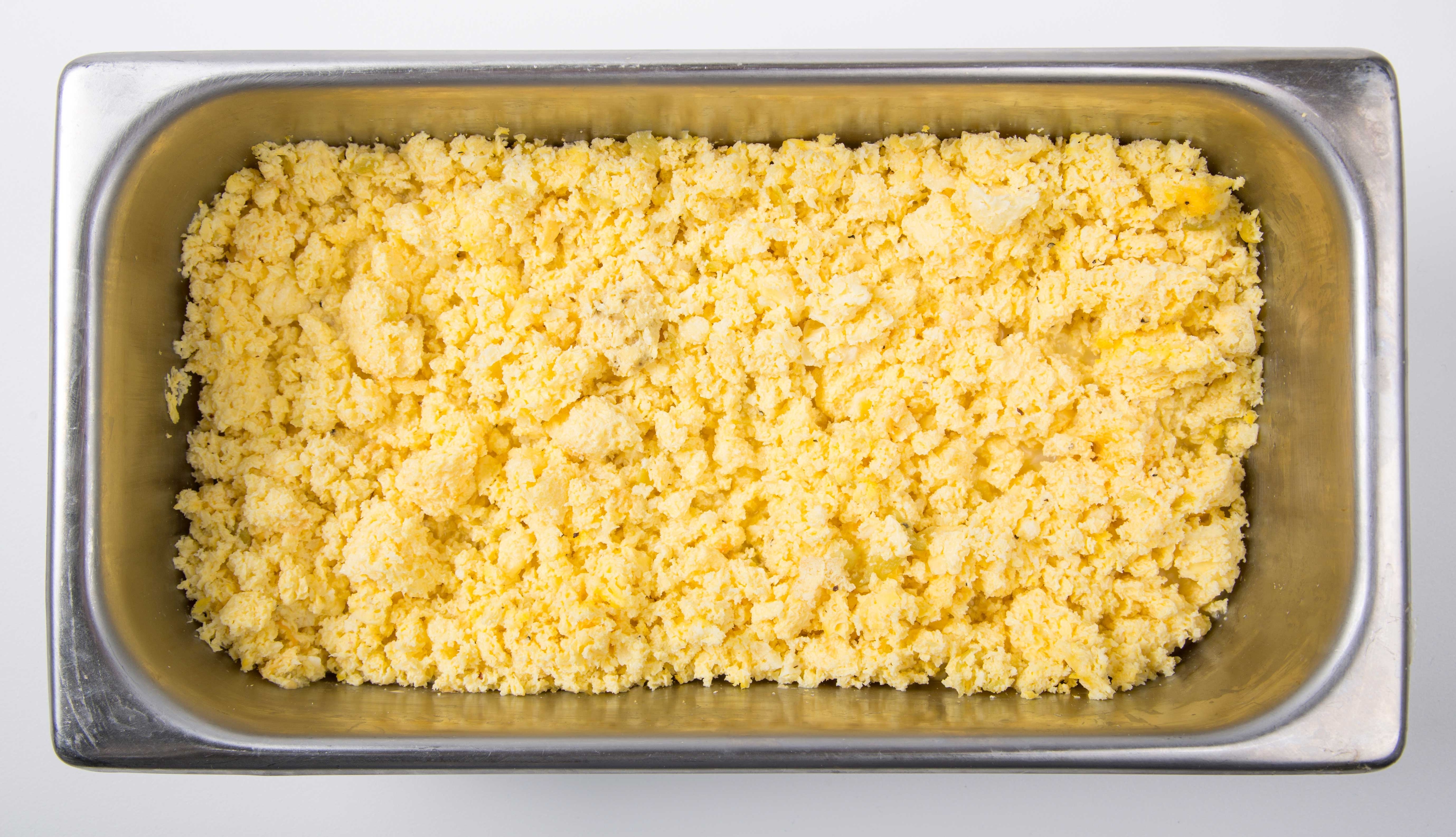 Naughty Chile Taqueria Fluffy Eggs with Cheddar and Green Chile, 20 Pound.