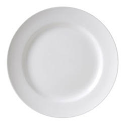 Rubicon Collection Twilight White Plate, 10.5 inch -- 12 per case.