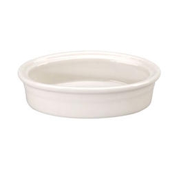 Vertex China Vista Undecorated White Oval Baker, 10 Ounce -- 36 per case.