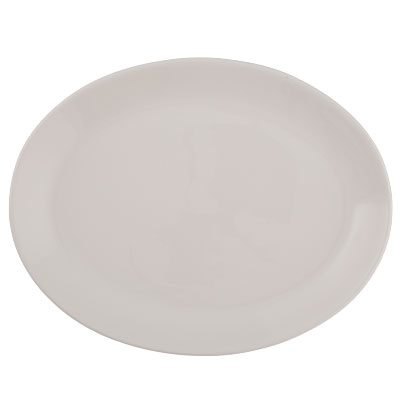 London Collection White Oval Platter, 8 inch -- 24 per case.
