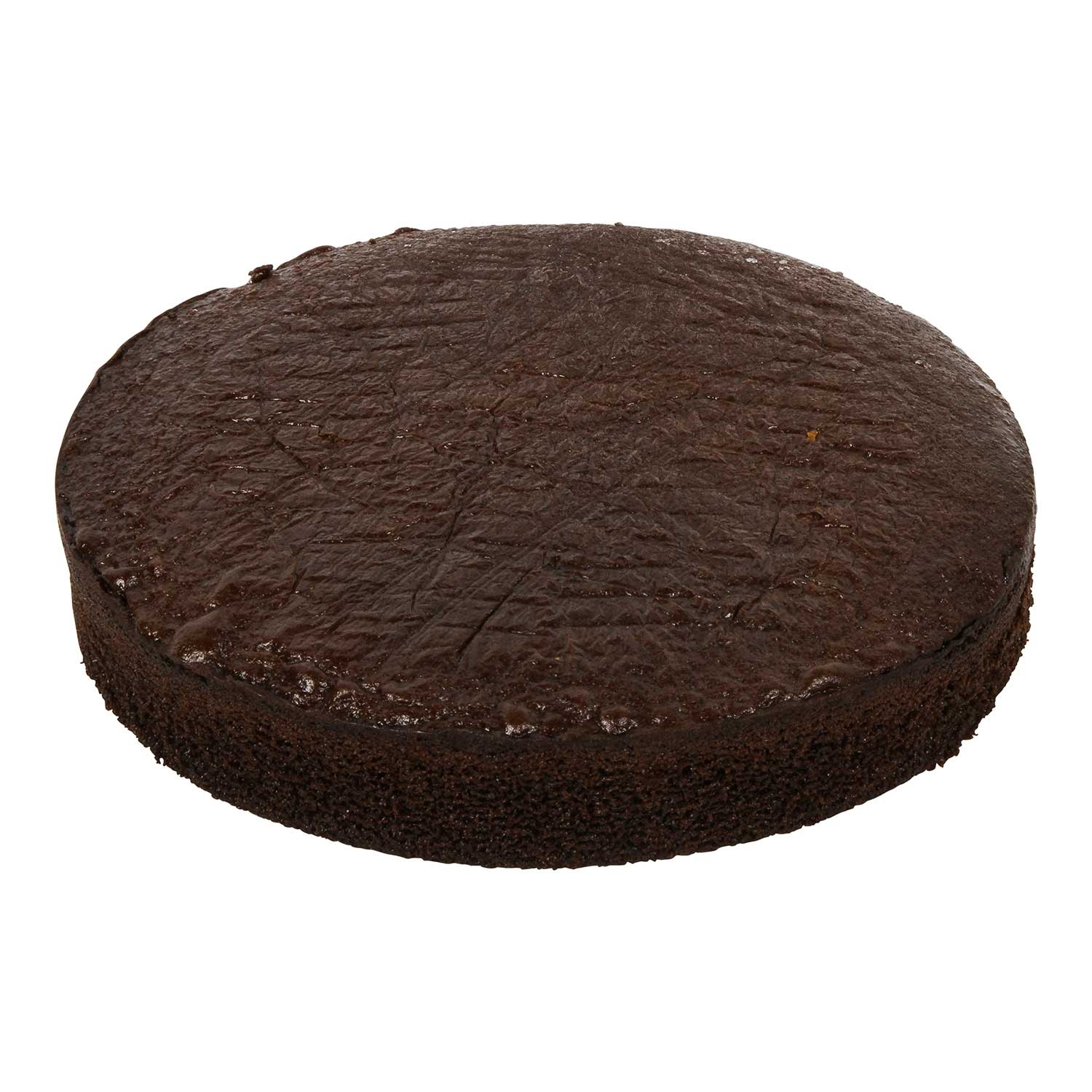 Rich JWA Uniced Round Chocolate Cake, 12 Ounce -- 24 per case.