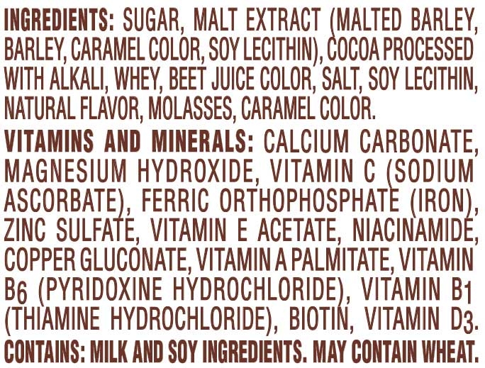 Nestle Ovaltine Milk Flavoring Chocolate Malt, 12 Ounce -- 6 per case.