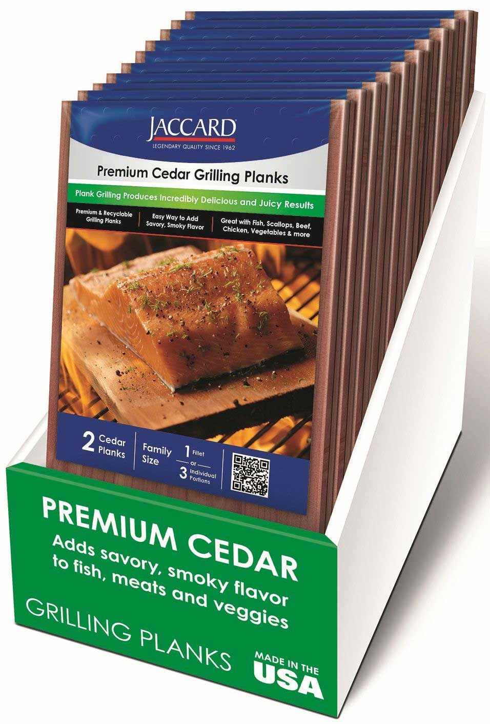 Jaccard Large Premium Cedar Grilling Planks