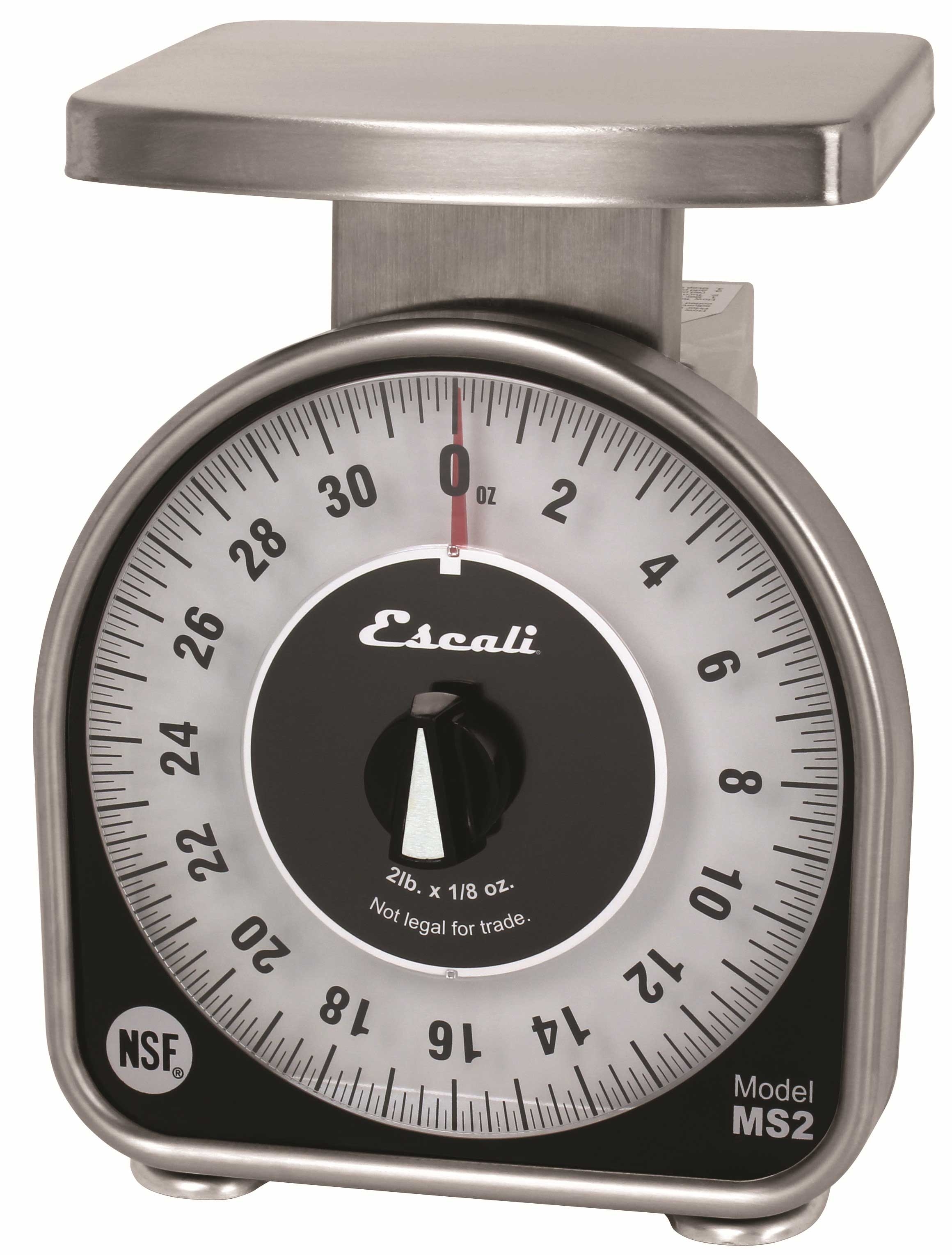 San Jamar Mechanical Dial Scale, 2 Pound.
