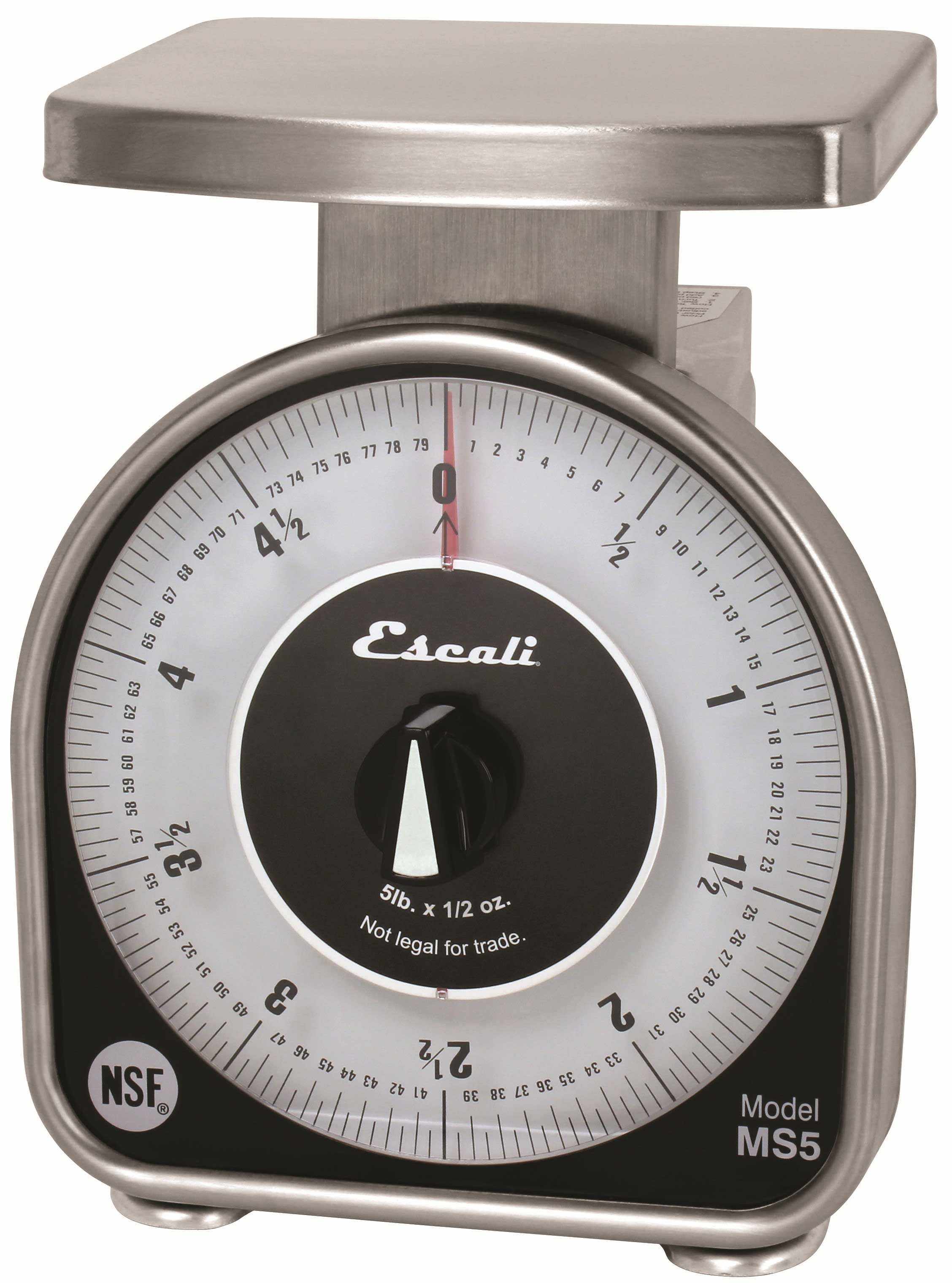 San Jamar Mechanical Dial Scale, 5 Pound.