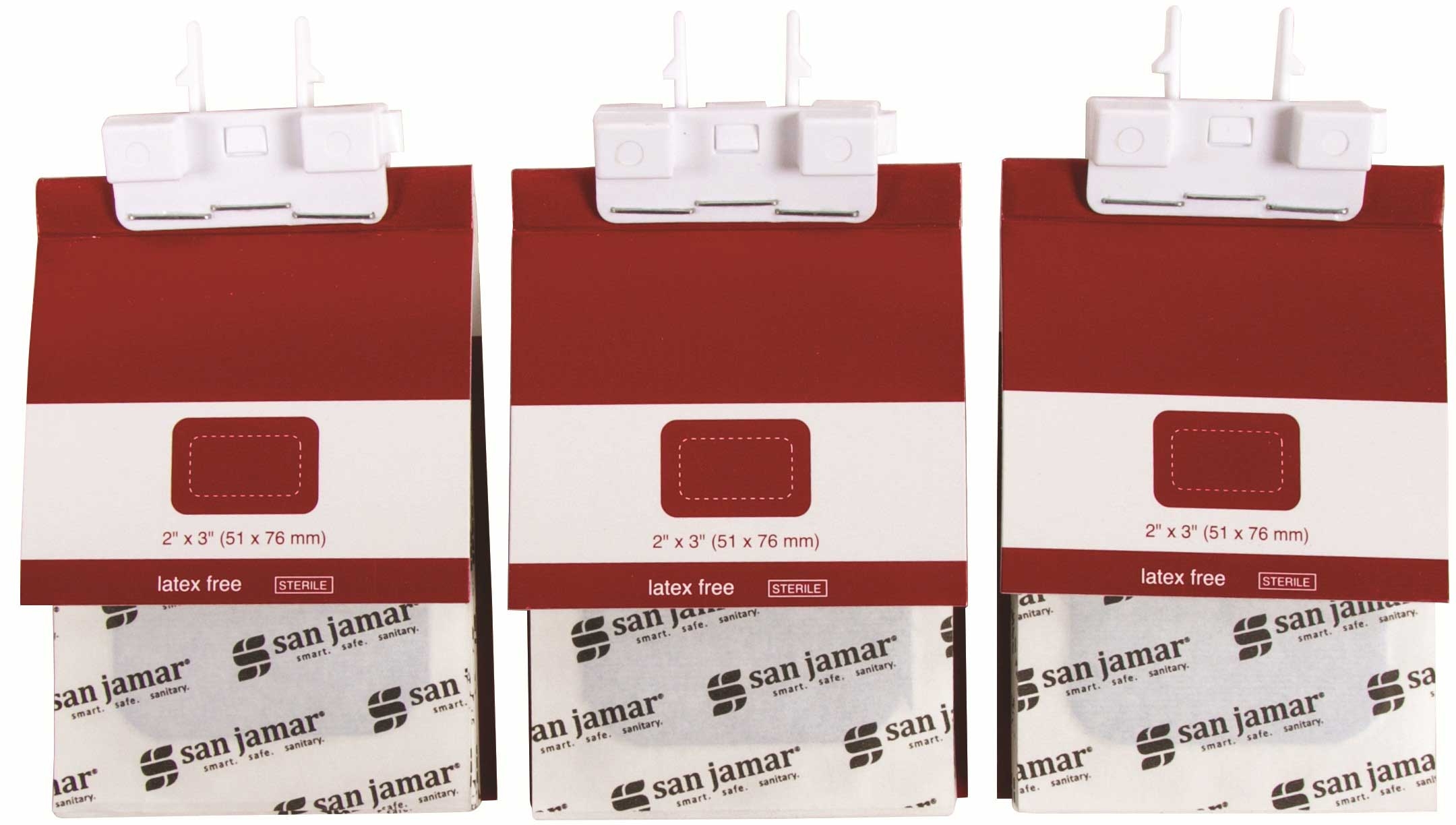 San Jamar Blue Large Patch Bandage Refill Cartridge for Mani Kare Bandage Dispenser -- 3 per case.