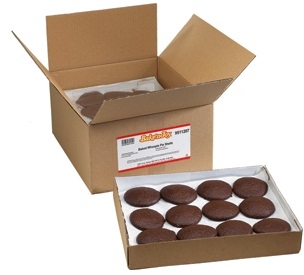 Bake N Joy Chocolate Flavored Whoopie Pie Shell, 1 Ounce -- 108 per case.