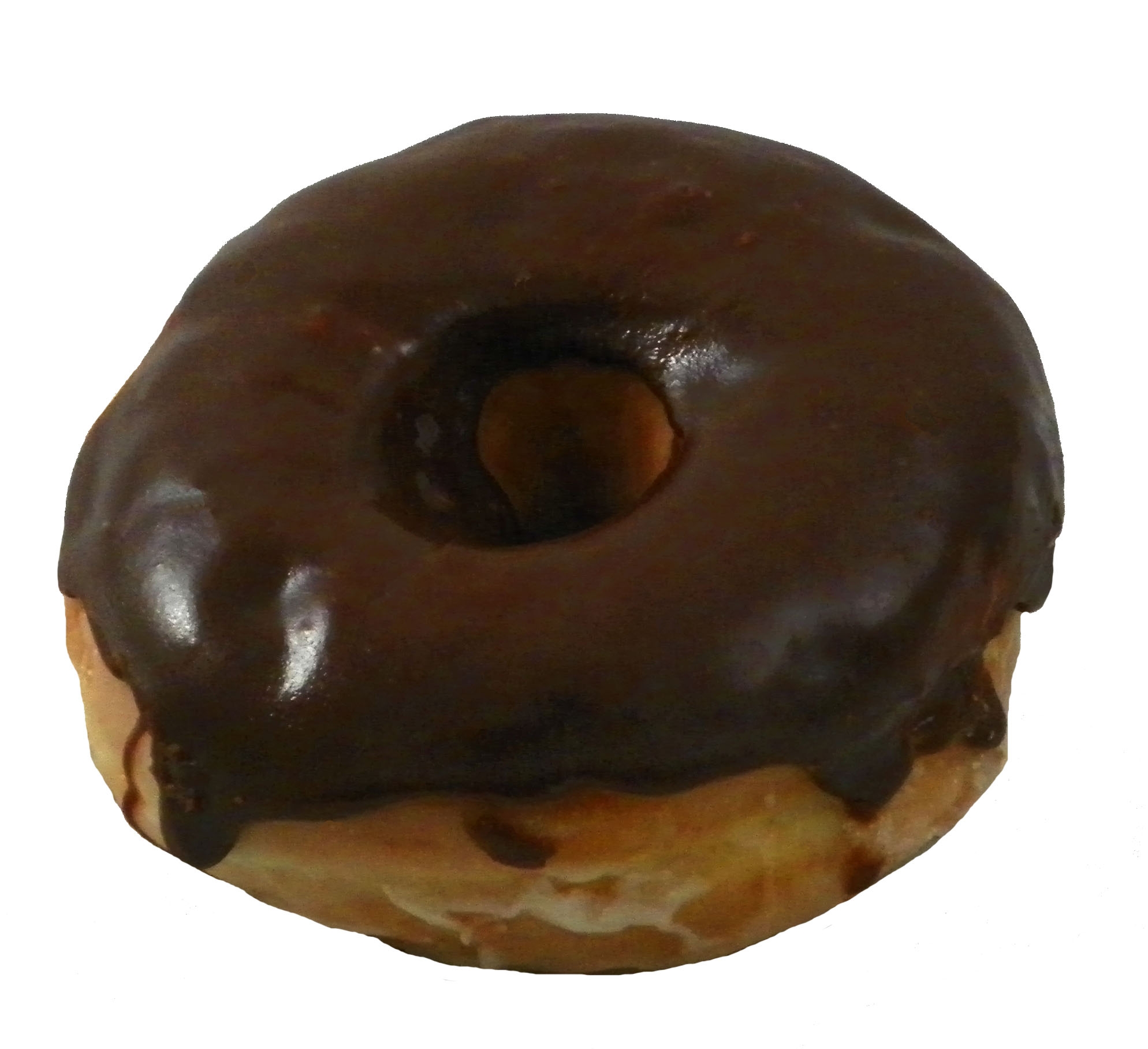 Prairie City Bakery Classic Chocolate Glazed Yeast Donut, 18 Ounce -- 6 per case.