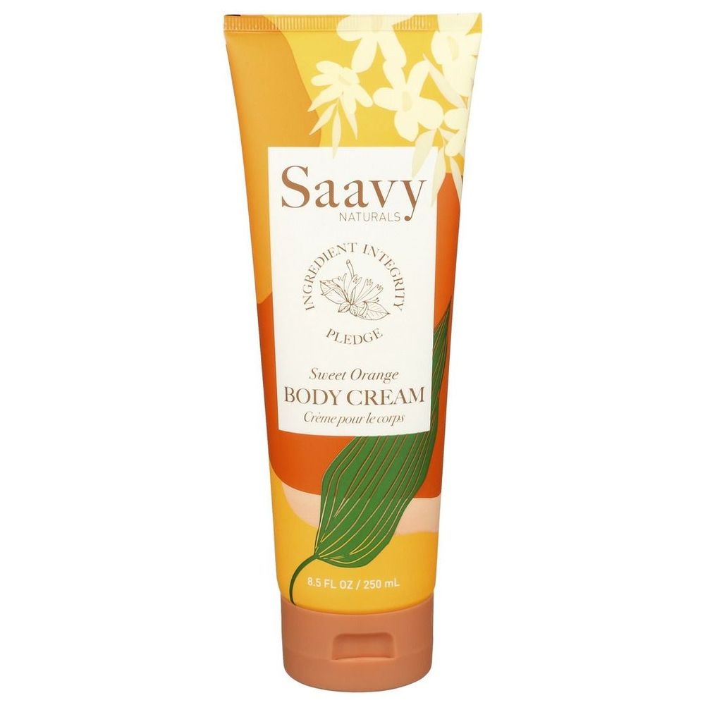 Saavy Naturals Sweet Orange Body Cream, 8.5 Fluid Ounce