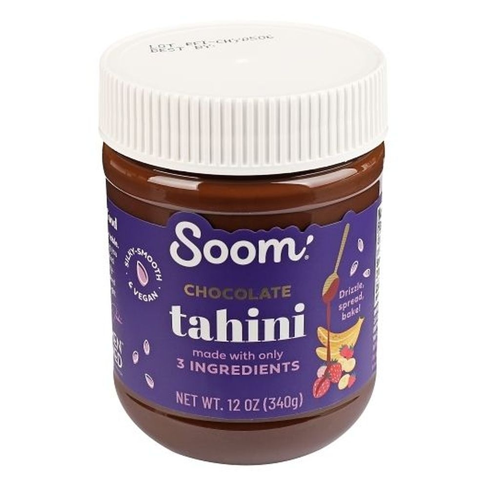 Soom Foods Chocolate Tahini Spread, 12 Ounce - 6 per case