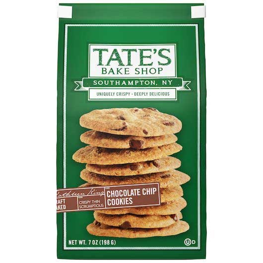 Tates Bake Shop Chocolate Chip Cookie, 7 Ounce -- 12 per case