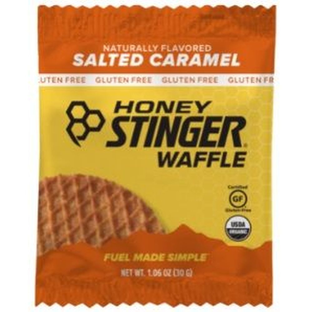 Honey Stinger Organic Gluten Free Salted Caramel Waffle, 1.06 Ounce -- 96 per case