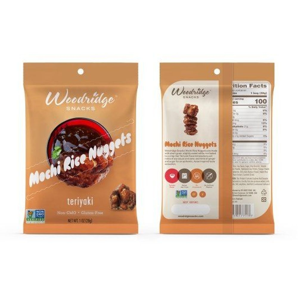 Woodridge Teriyaki Mochi Rice Nugget, 1 Ounce -- 60 per case