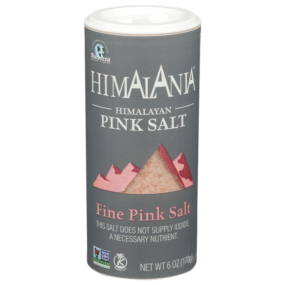 Natierra Himalayan Fine Pink Salt Shaker, 6 Ounce -- 6 per case