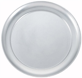 Winco Aluminum Wide Rim Pizza Pan, 12 inch