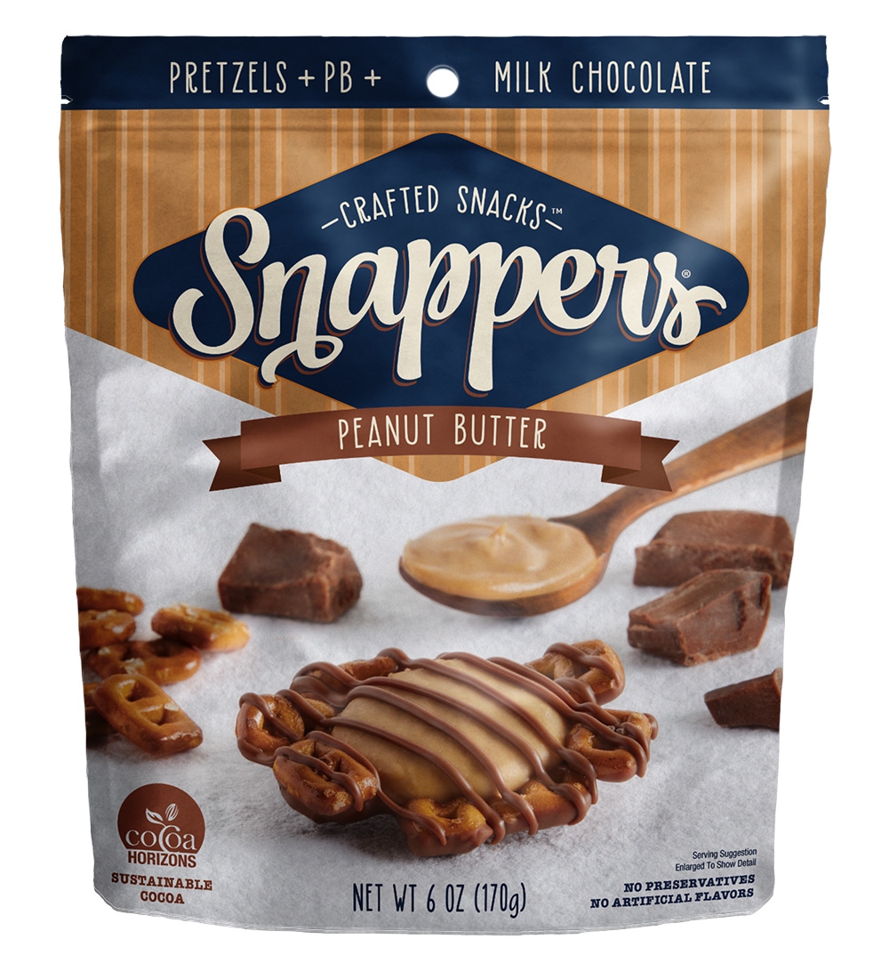 Snappers Peanut Butter Milk Chocolate, 6 Ounce -- 6 per case.