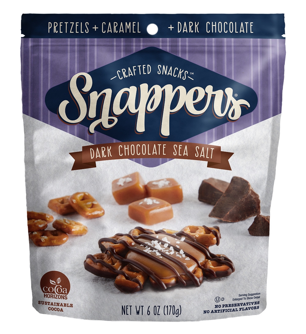 Snappers - Sea Salt Dark Chocolate, 6 Ounce -- 6 per case.
