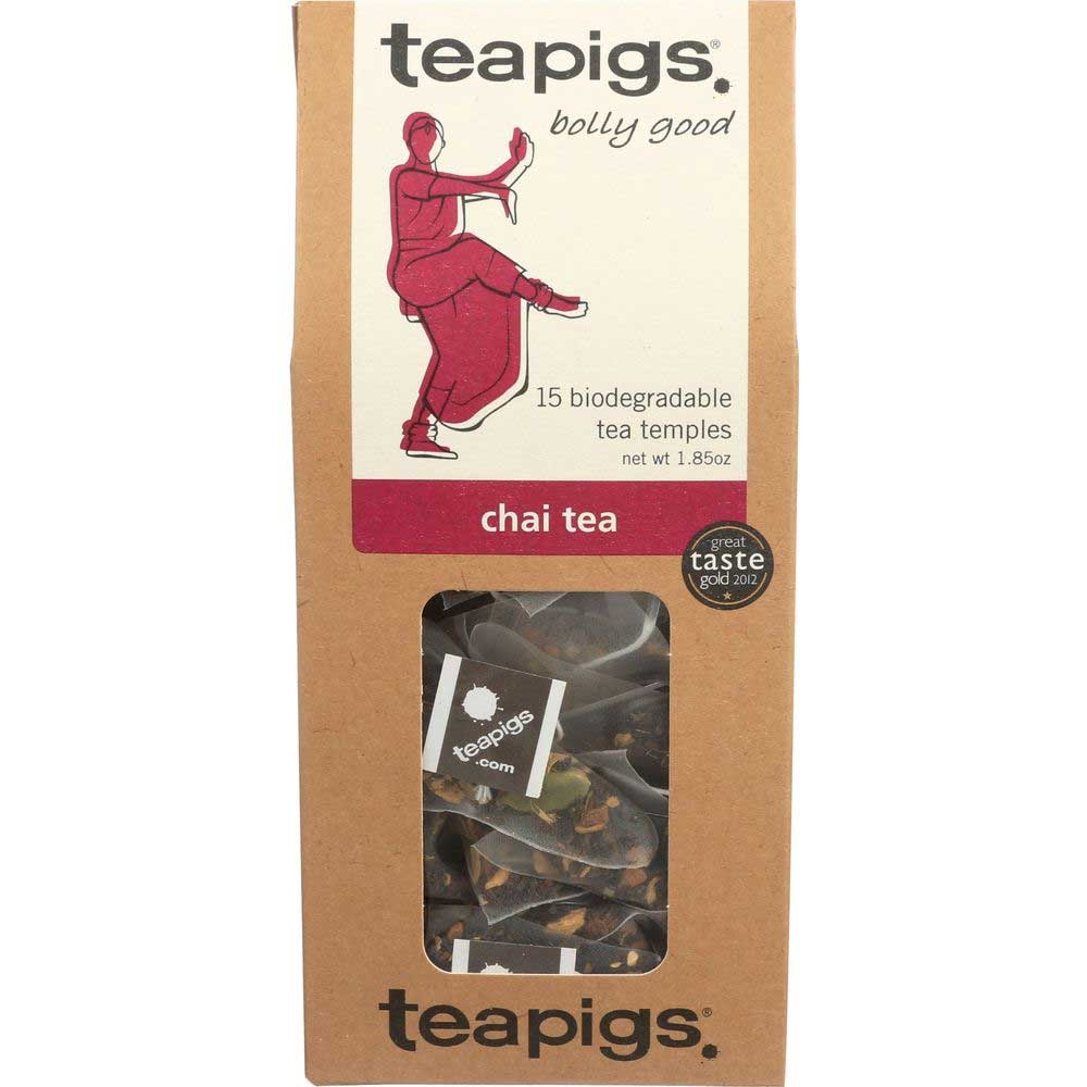 Teapigs Chai Tea, 15 tea bags -- 6 per case