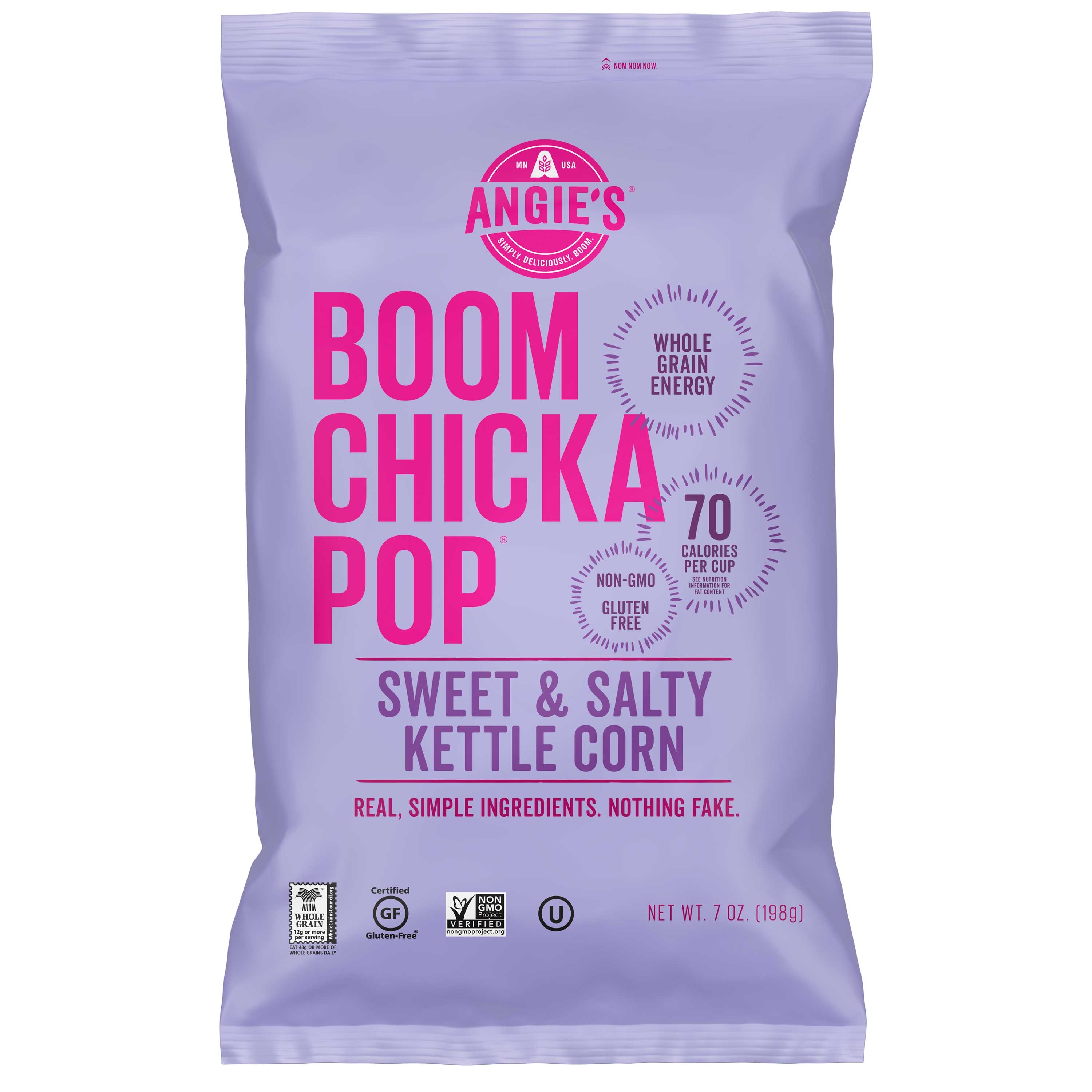 Boomchickapop Sweet and Salty Kettle Corn, 7 Ounce -- 12 per case.