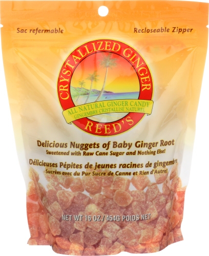 Reeds Crystallized Ginger Candy, 16 Ounce -- 6 per case