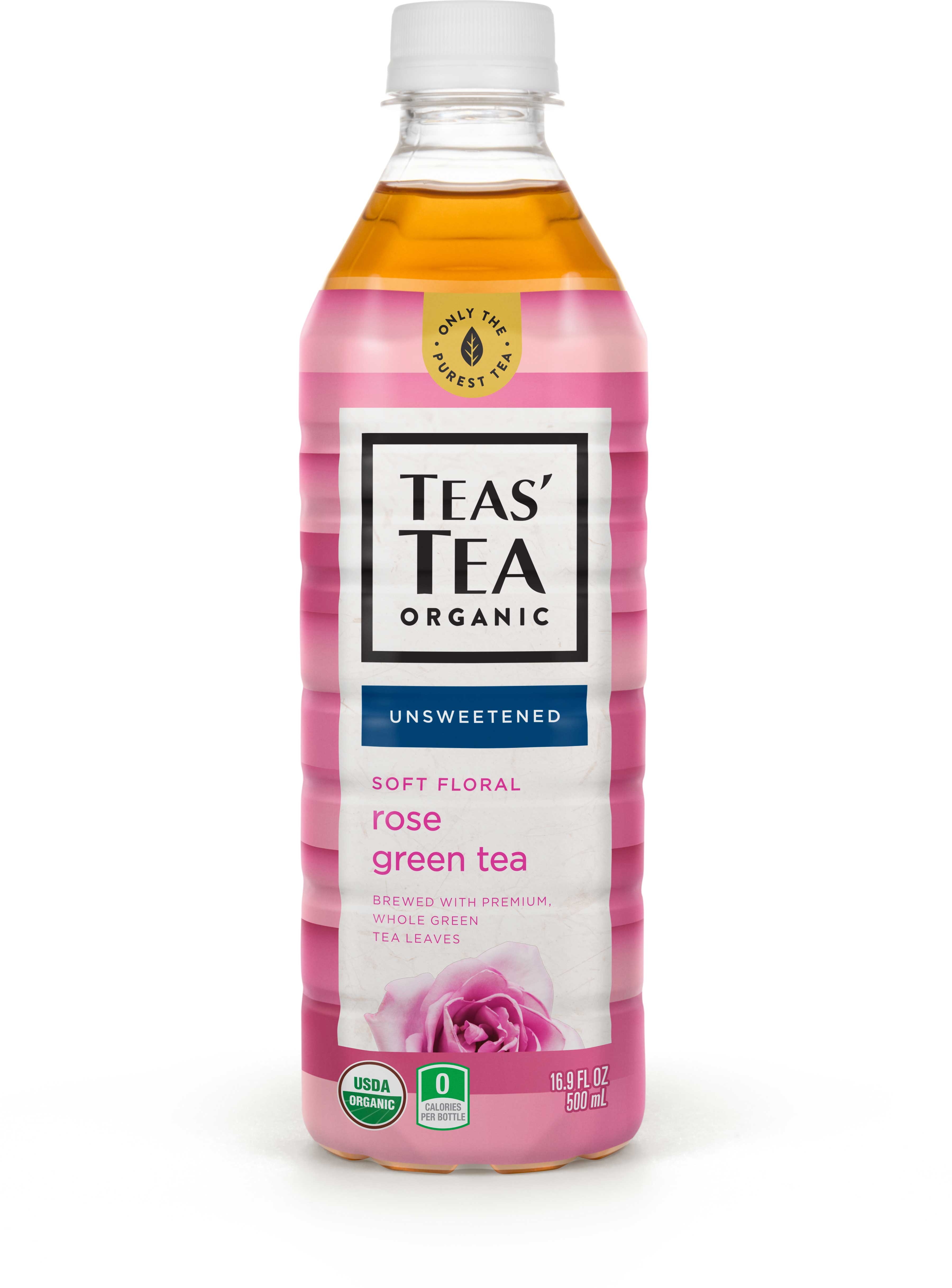 Teas Rose Green Tea, 16.9 Fluid Ounce -- 12 per case
