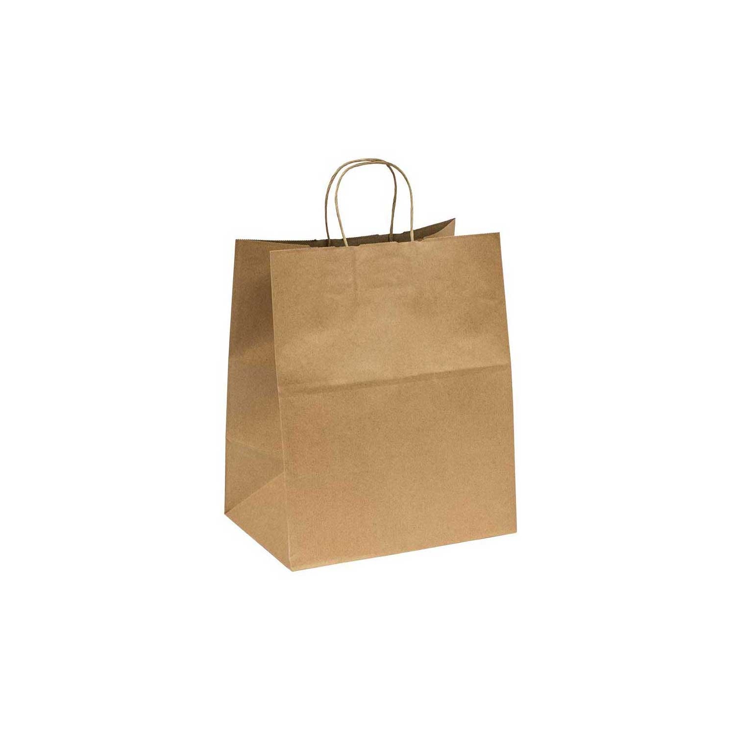 Inno-Pak Twist Handle Paper Carry Out Bag, 13 x 9.1 x 15.7 inch -- 200 per case