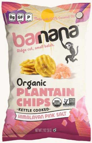 Barnana Himalayan Pink Salt Plantain Chips, 56 Gram -- 6 per case
