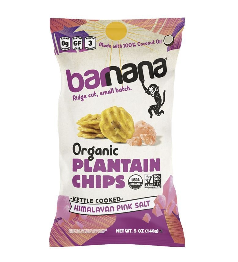 Barnana Pink Salt Cassava Chips, 140 Gram -- 6 per case