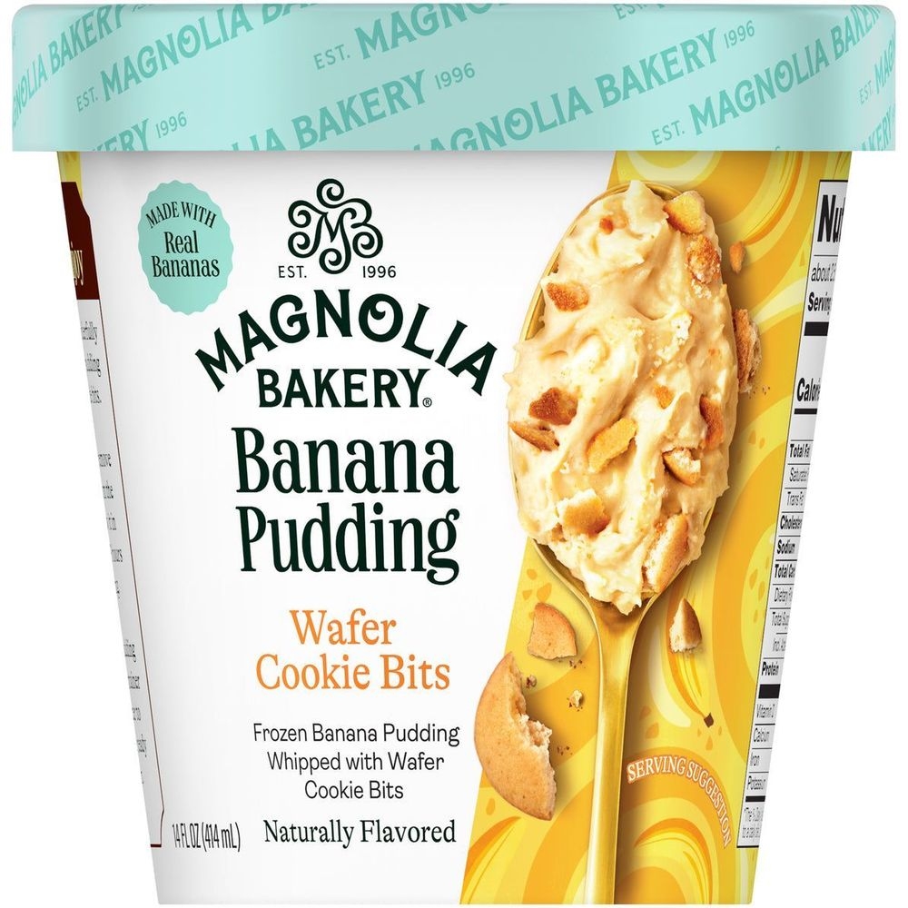 Magnolia Bakery Banana Pudding Wafer Cookie Bits, 14 Fluid Ounce -- 8 per case