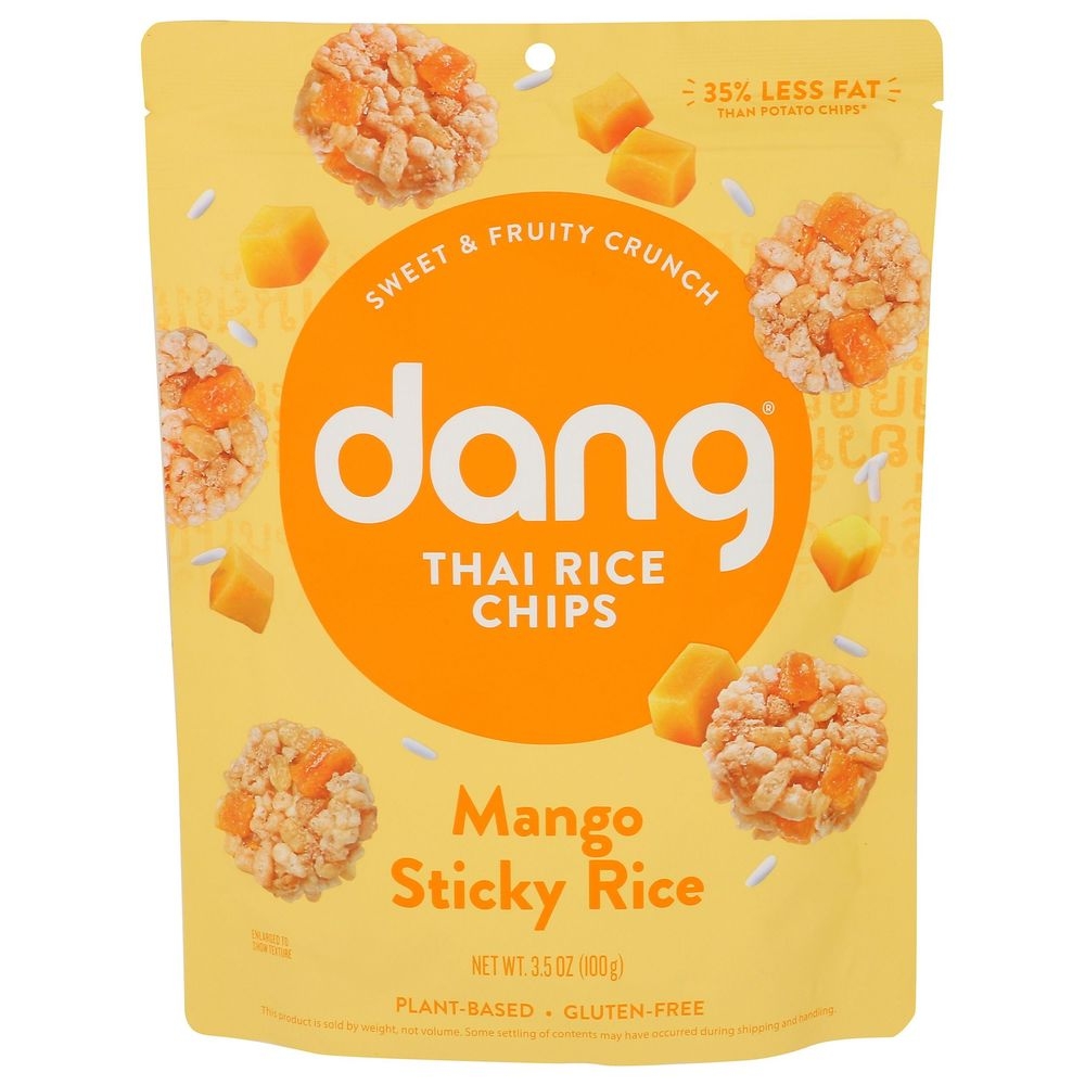 Dang Mango Sticky Rice Thai Rice Chips, 3.5 Ounce -- 12 per case