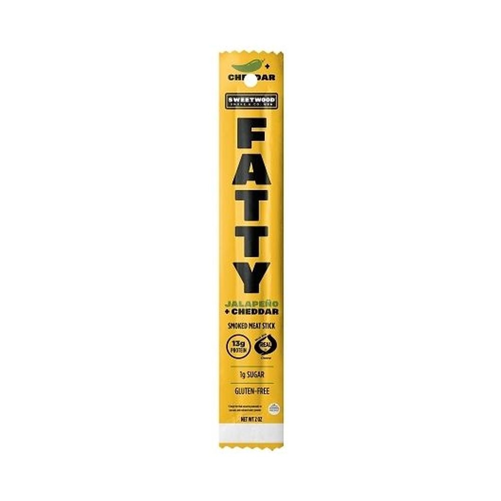 Fatty Jalapeno and Cheddar Smoked Meat Stick, 2 Ounce -- 120 per case